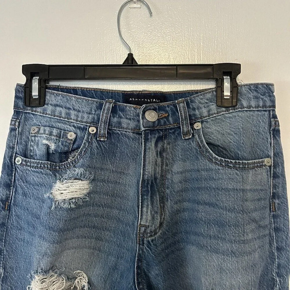 Aeropostale Women's Distressed Ripped Mom Jeans Size 4 - Picture 3 of 9